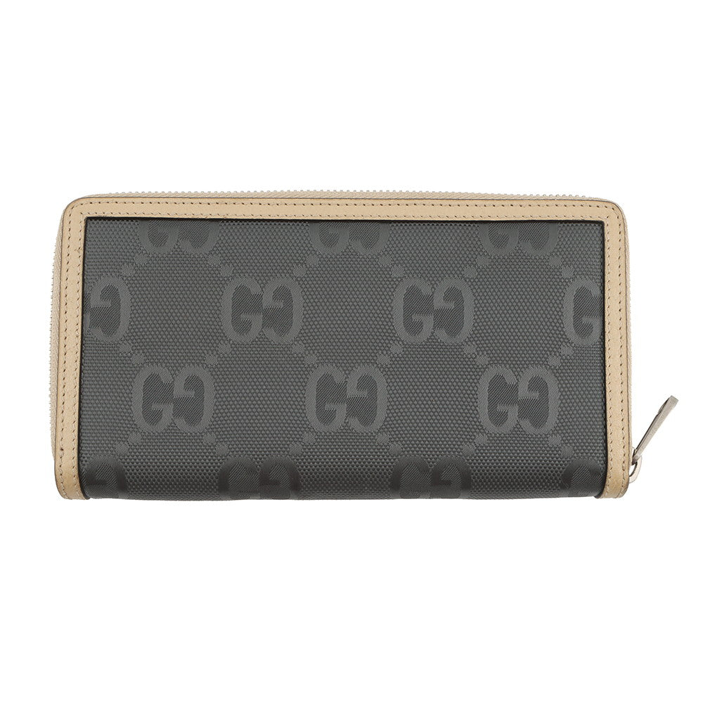 GUCCI Off the Grid Zip Around Wallet Gray/Beige625576 GGNylon/Leather