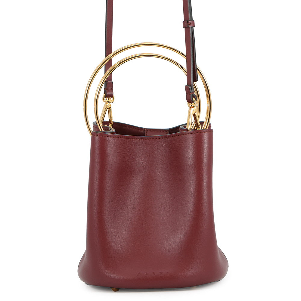 MARNI Marni Vanier 2-Way Bag BordeauxSCMPU09T24 Leather