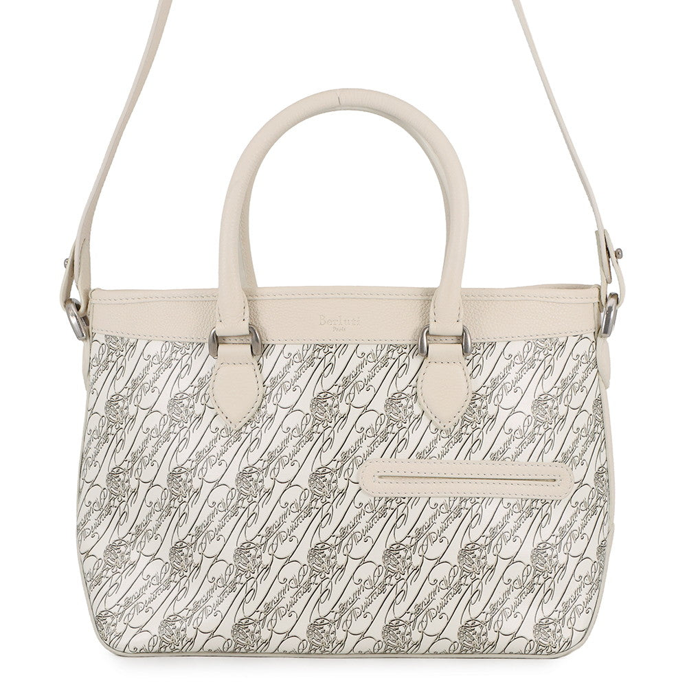 Berluti TouJules Toile Malbeuf 10th Anniversary Japan Limited Edition Model White PVC Leather Size XS