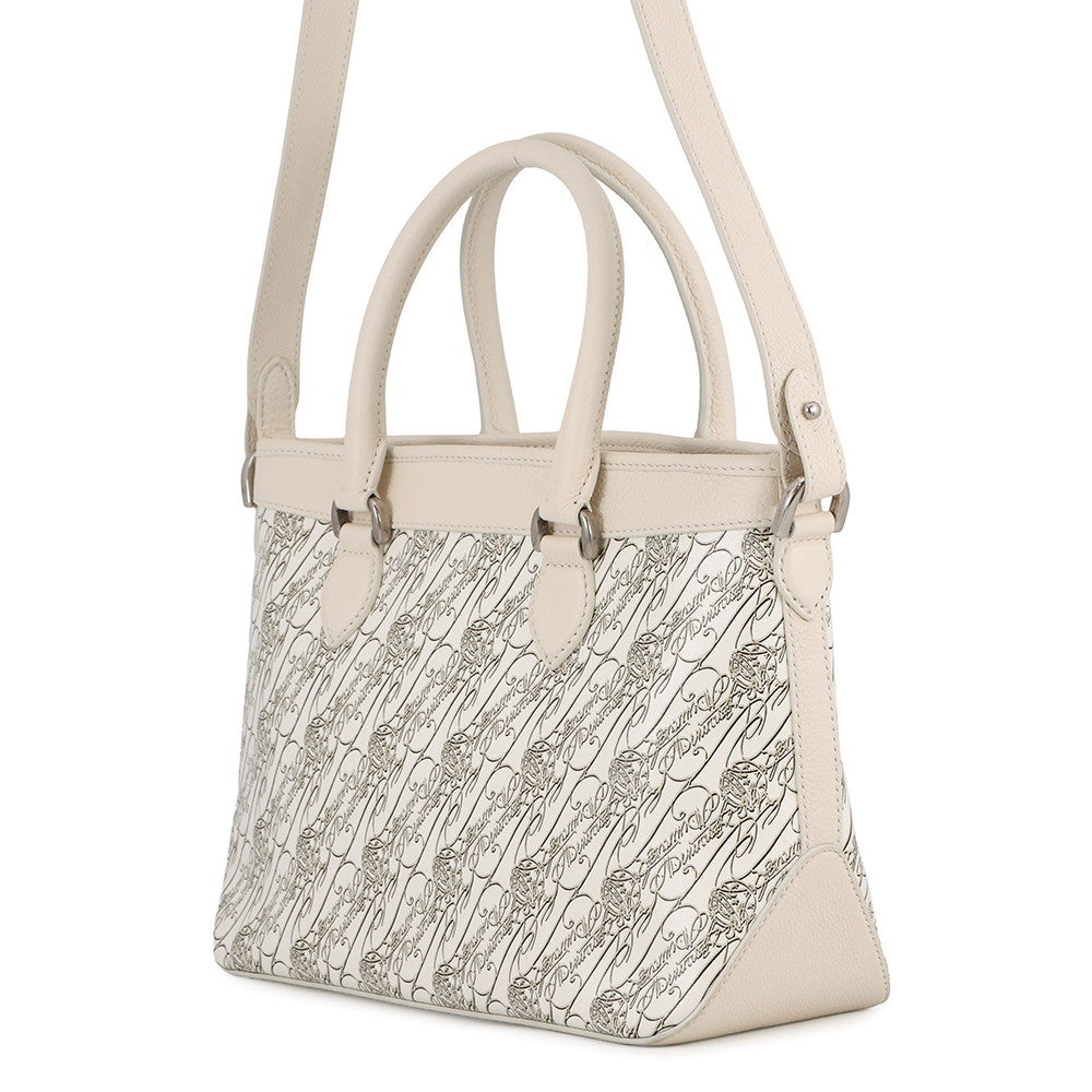 Berluti TouJules Toile Malbeuf 10th Anniversary Japan Limited Edition Model White PVC Leather Size XS