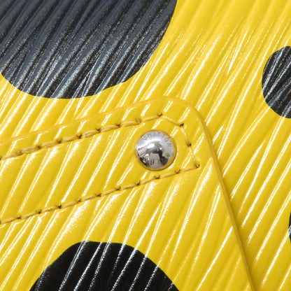 LOUIS VUITTON LVxYK Portefeuille Twist Belt Chain Wallet Yellow/NoirM81987 Epi Leather