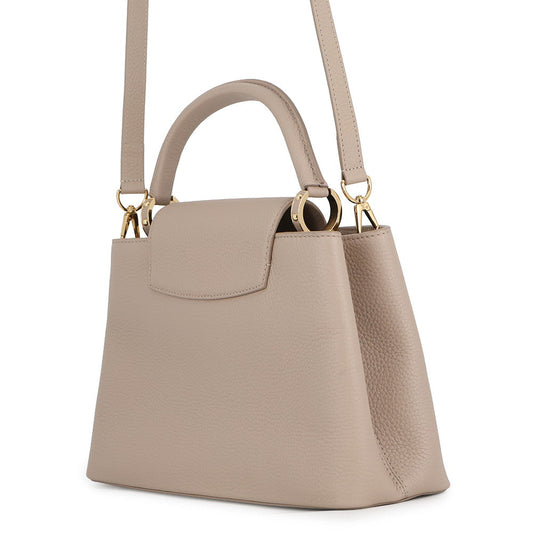 LOUIS VUITTON Capucines Galet Leather Size MM
