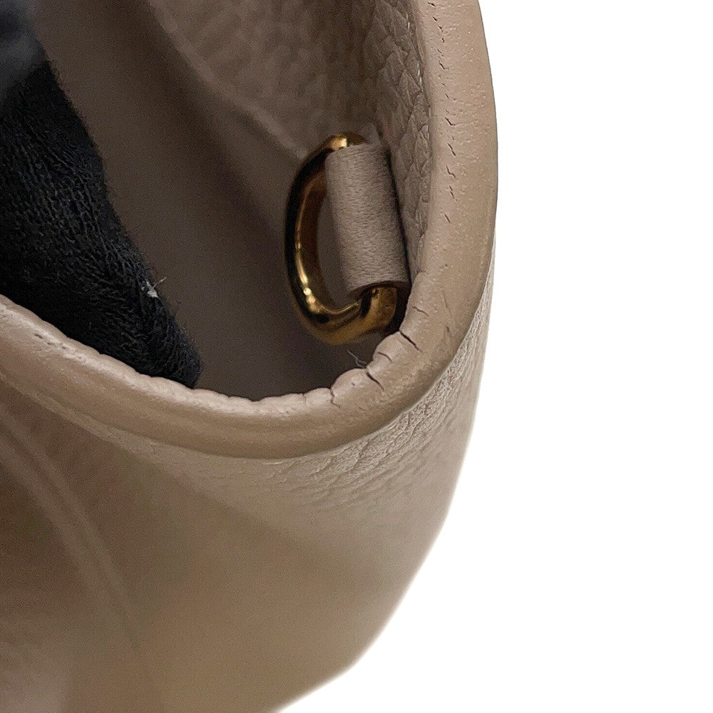 LOUIS VUITTON Capucines Galet Leather Size MM