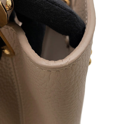 LOUIS VUITTON Capucines Galet Leather Size MM