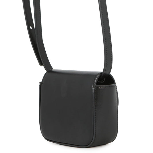 CELINE Triomphe Mini Claude Shoulder Bag Black10I513 Leather