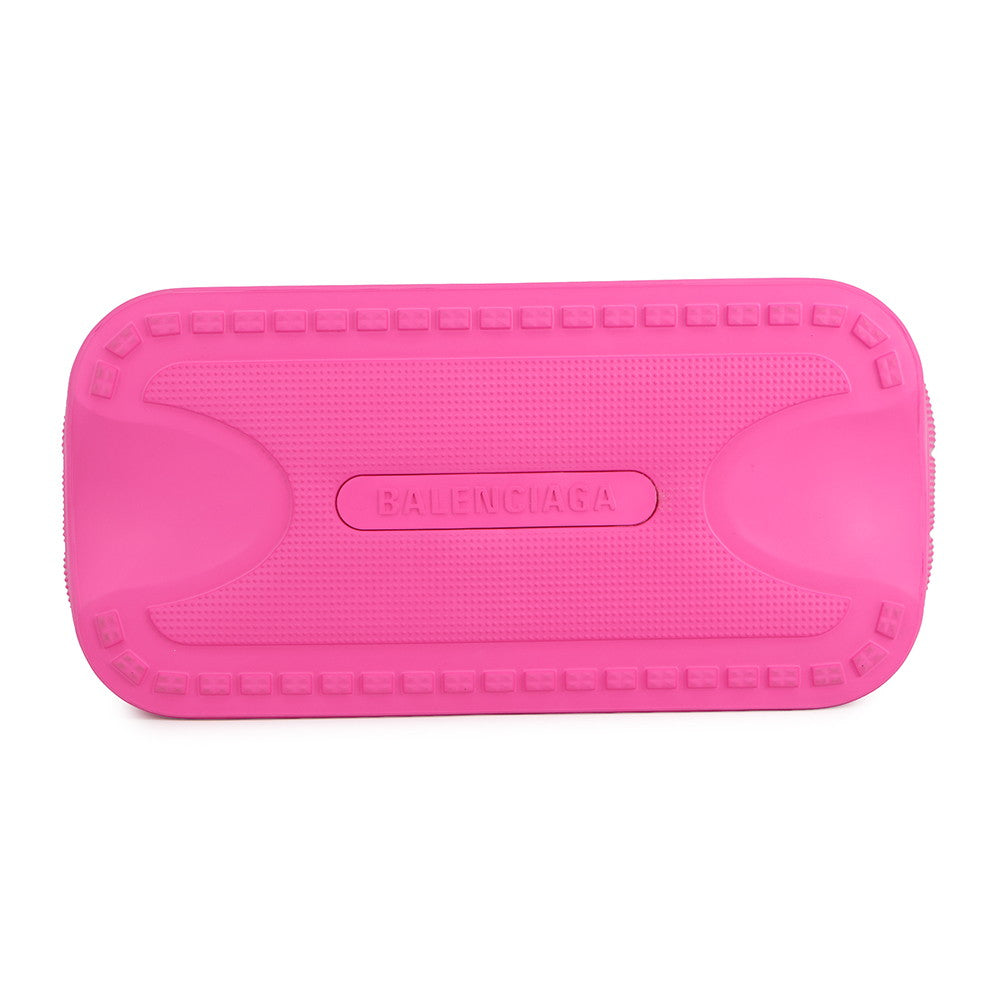 BALENCIAGA Crocs Collaboration Tote Bag Pink702266 Rubber Size Large