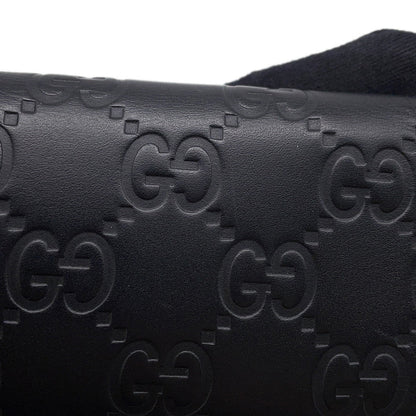 GUCCI Guccissima 6-Key Case Black138093 Leather