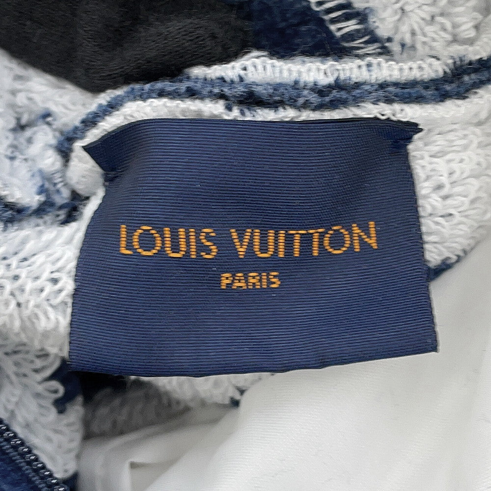 LOUIS VUITTON Coussin Plage LV Graphic Blue/WhiteM77626 Cotton100%