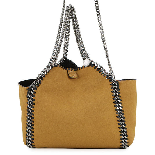 Stella McCartney Falabella Reversible 2-Way Shoulder Bag Black/Yellow529282 Polyester Size Mini
