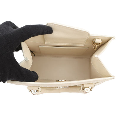 GUCCI Bamboo Diana 2-Way Handbag Ivory828356 Leather Size Mini