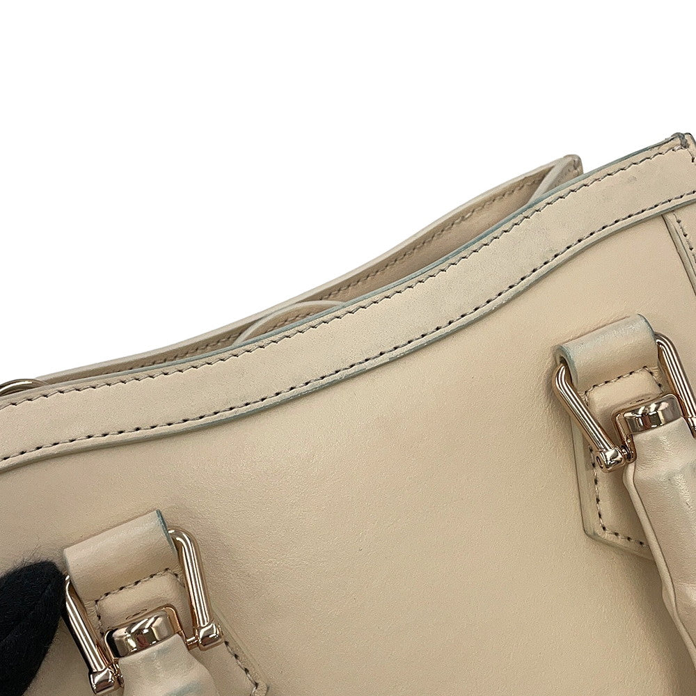 GUCCI Bamboo Diana 2-Way Handbag Ivory828356 Leather Size Mini