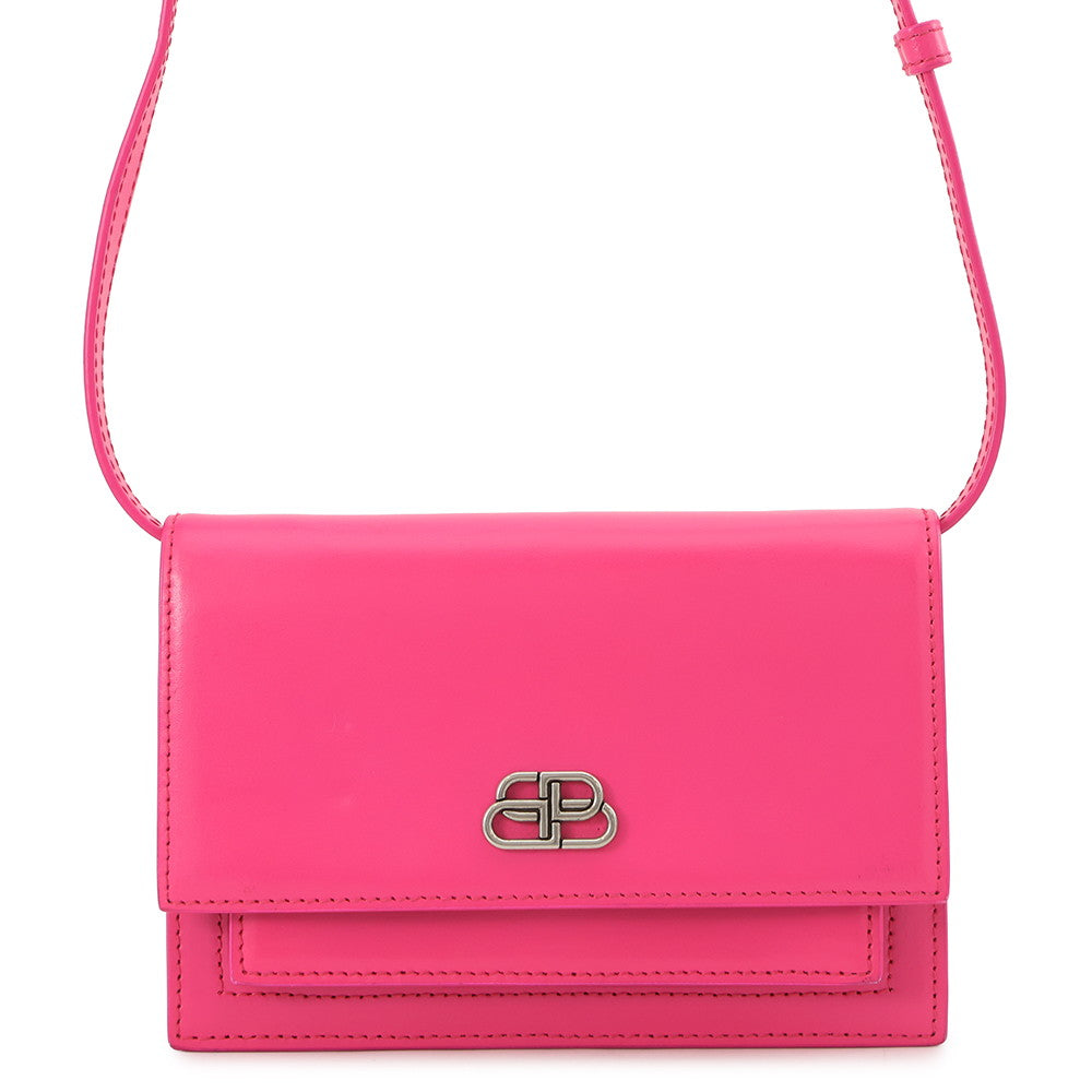 BALENCIAGA Sharp 2WAY Shoulder Bag Pink594938 Leather Size XS