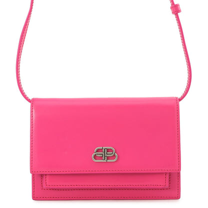 BALENCIAGA Sharp 2WAY Shoulder Bag Pink594938 Leather Size XS