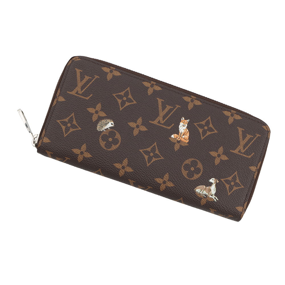LOUIS VUITTON Zippy Wallet Horizontal BrownM27226 Monogram Forest