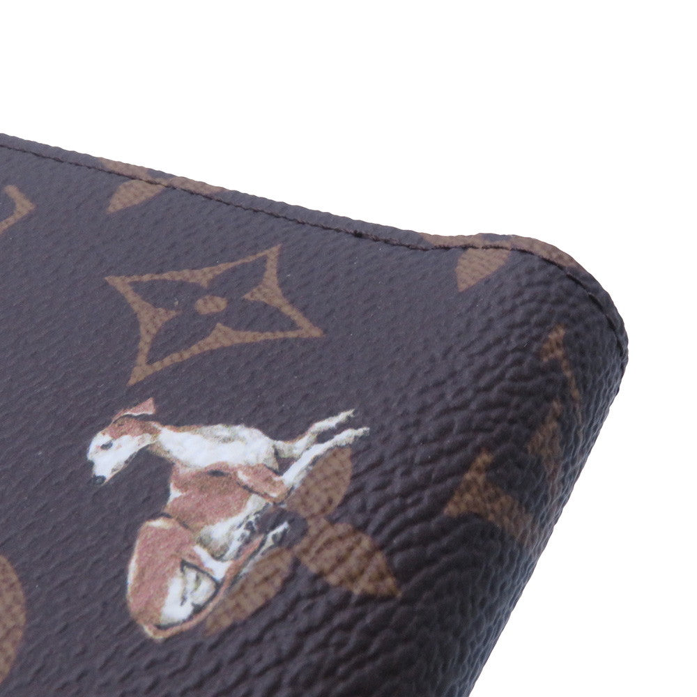 LOUIS VUITTON Zippy Wallet Horizontal BrownM27226 Monogram Forest