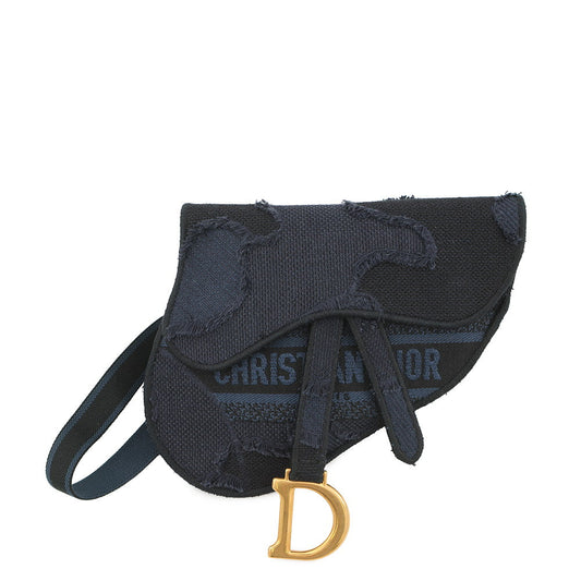 Dior Saddle Waist Bag NavyS5632CWAH Canvas