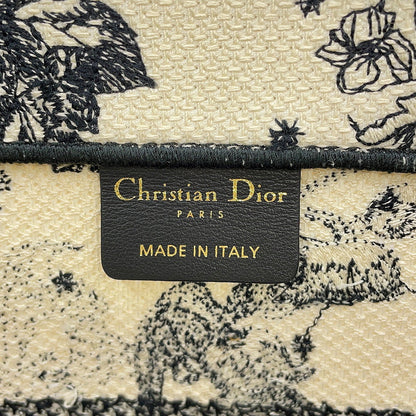 Dior Book Tote Zodiac Latte White/BlackM1296ZRHZ Canvas Size Medium