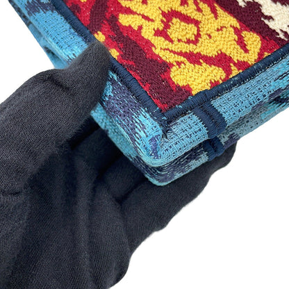 Dior Book Tote Embroidery Paisley Navy/Multicolor Canvas Size Medium
