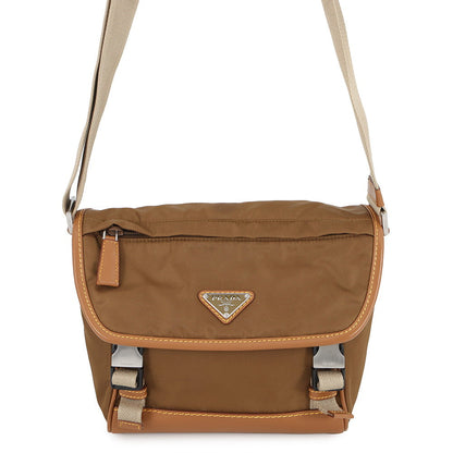 PRADA Re-Nylon messenger bag Brown2VD066 Nylon Leather