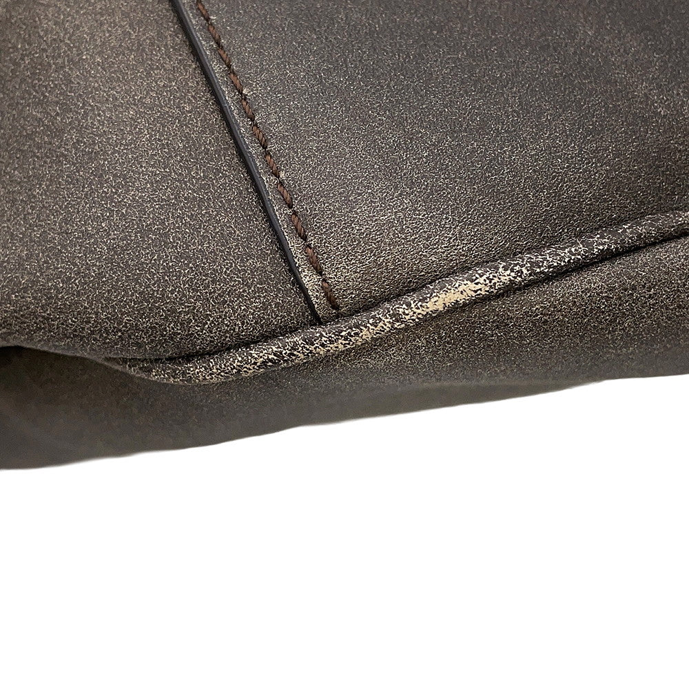 Dior Saddle 2-way soft bag Brown Leather Mouton