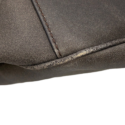 Dior Saddle 2-way soft bag Brown Leather Mouton