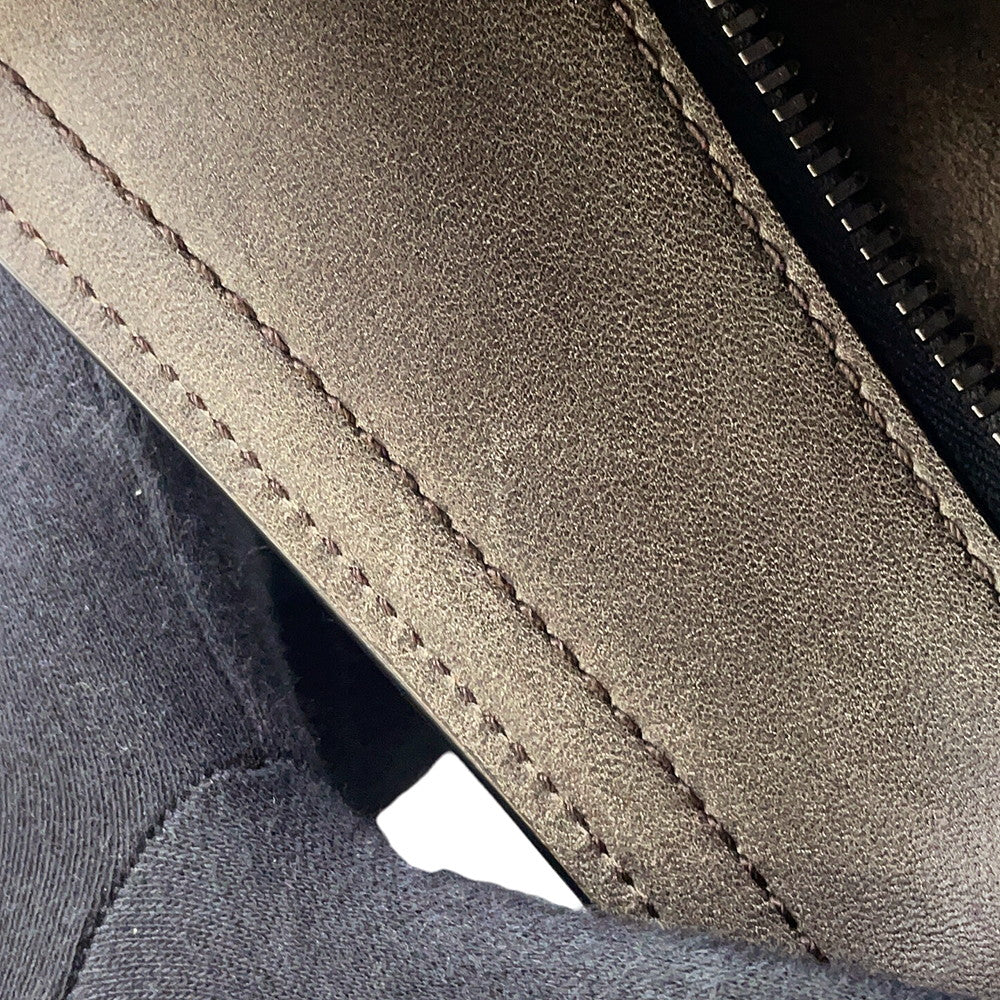 Dior Saddle 2-way soft bag Brown Leather Mouton