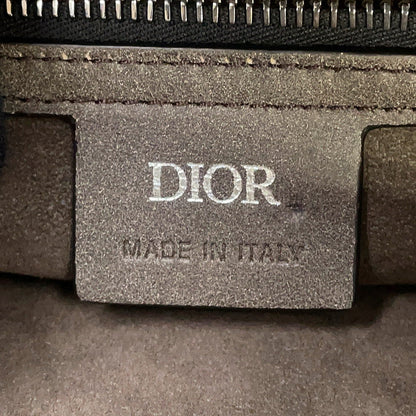 Dior Saddle 2-way soft bag Brown Leather Mouton