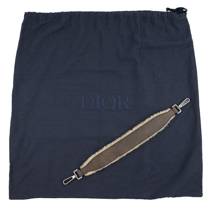 Dior Saddle 2-way soft bag Brown Leather Mouton