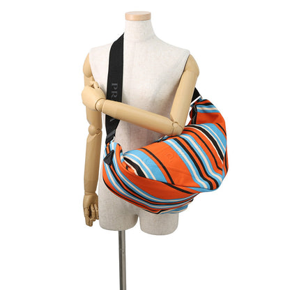 PRADA Triangle Shoulder Bag Orange/Blue/Multicolor2VY007 Canvas