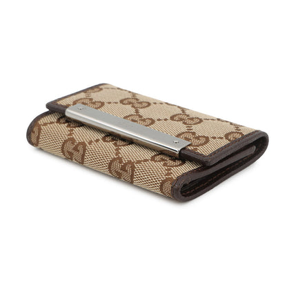 GUCCI GG Canvas 6-Key Case Beige/Brown127048 Canvas Leather