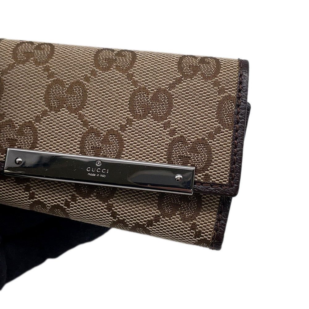 GUCCI GG Canvas 6-Key Case Beige/Brown127048 Canvas Leather
