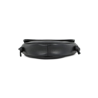CELINE Triangle Mini Shoulder Bag Black10I193DMO Leather