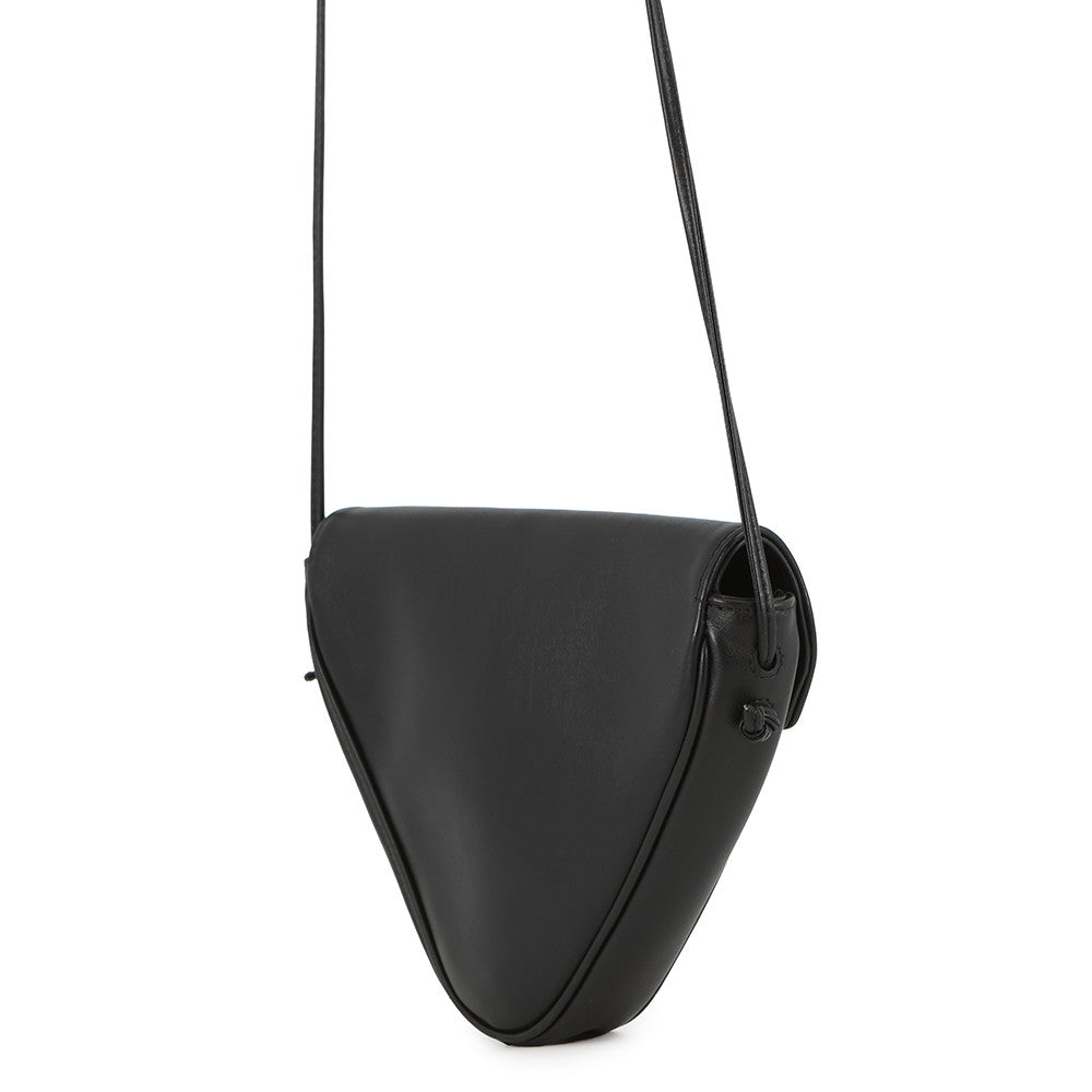 CELINE Triangle Shoulder Bag Black19590 Leather