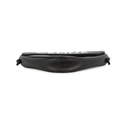 CELINE Triangle Shoulder Bag Black19590 Leather