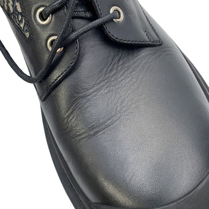 Dior Oblique Explorer short boots Black/Gray3BO296ZKD Leather Canvas Size 42
