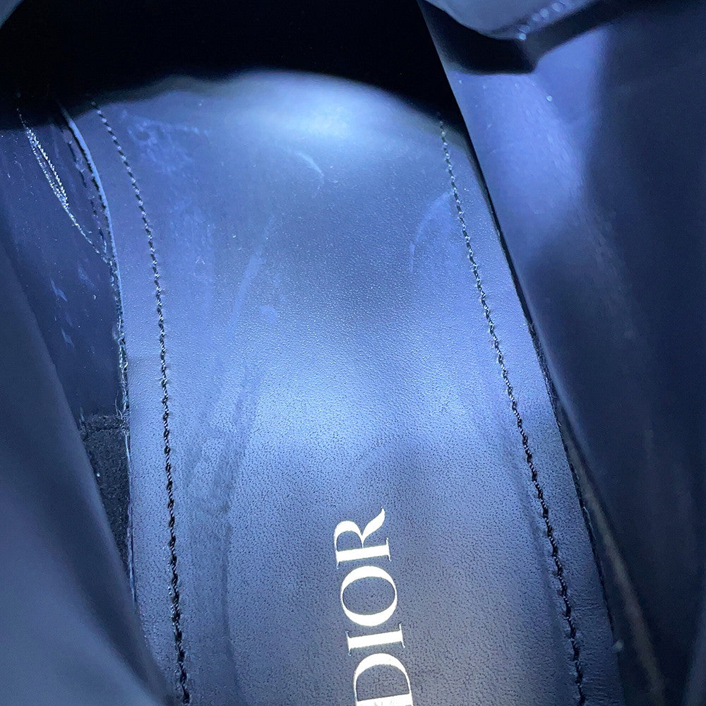 Dior Oblique Explorer short boots Black/Gray3BO296ZKD Leather Canvas Size 42