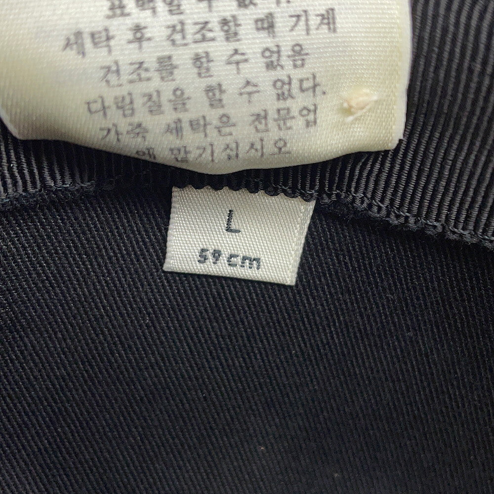 GUCCI GG Psychedelic Fedora Size L Black/Multicolor604781 Polyester56% Cotton44%