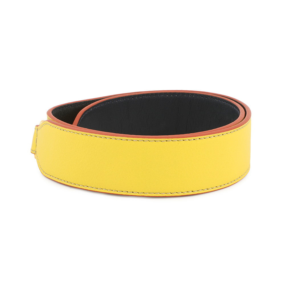 FENDI Strap you Yellow/NavyFH1238 Leather