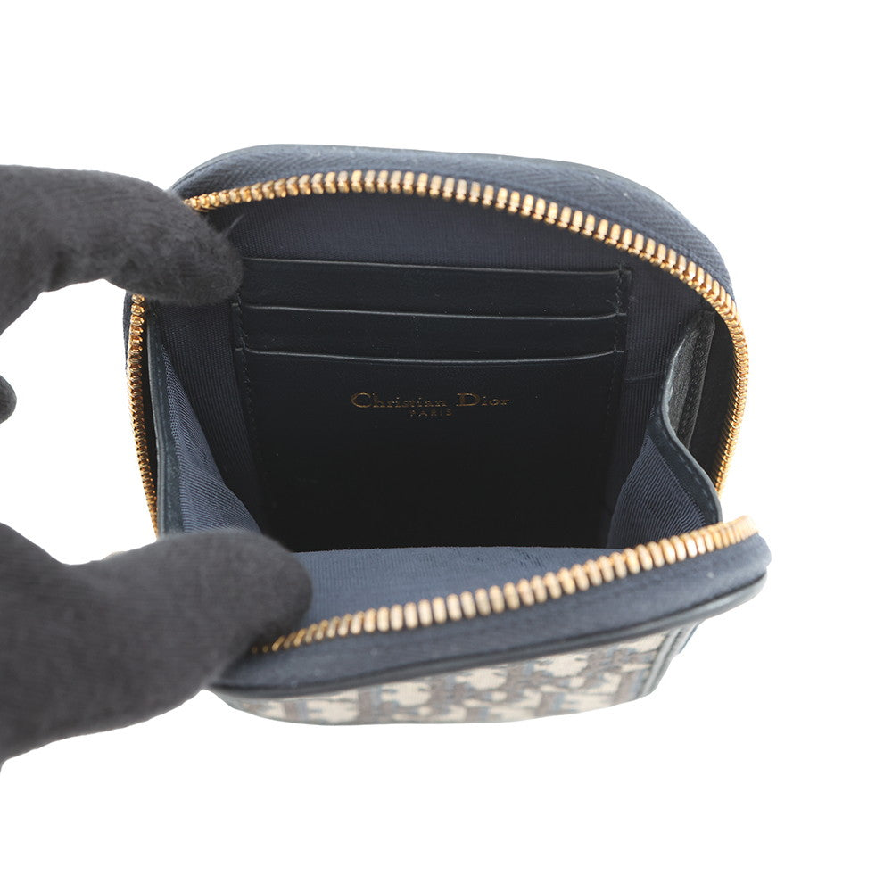 Dior Oblique 30 Montaigne Call'in Dior Phone Shoulder Bag Navy/BeigeS2114UTZQ Canvas Leather