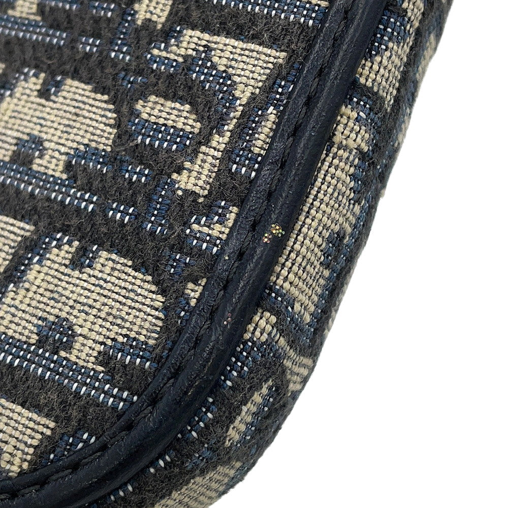 Dior Oblique 30 Montaigne Call'in Dior Phone Shoulder Bag Navy/BeigeS2114UTZQ Canvas Leather