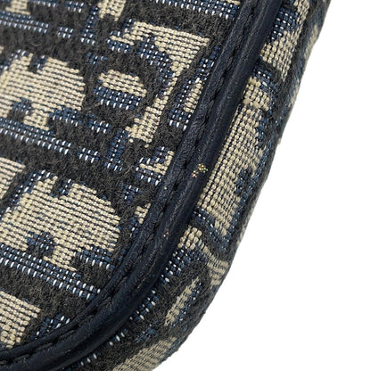 Dior Oblique 30 Montaigne Call'in Dior Phone Shoulder Bag Navy/BeigeS2114UTZQ Canvas Leather