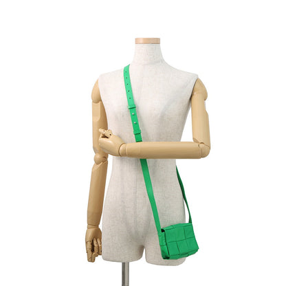 Bottega Veneta Candy Cassette Shoulder Parakeet667048 Calf Leather Size Mini