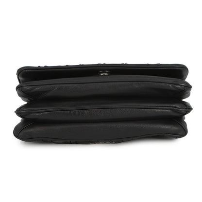 PRADA ChainShoulder Bag Black Leather