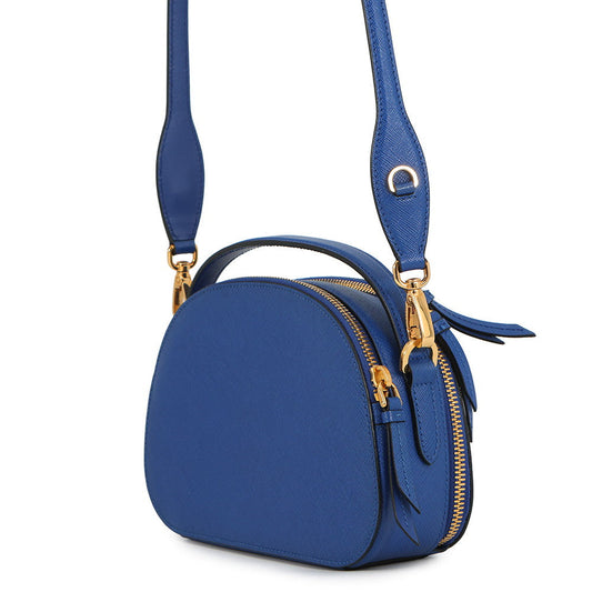 PRADA Odette 2WAY Bag Blue1BH123 Leather
