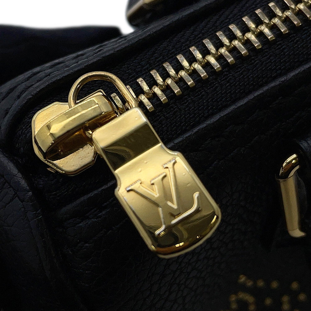 LOUIS VUITTON Nano Speedy Studded NoirM46745 Monogram Empreinte Leather