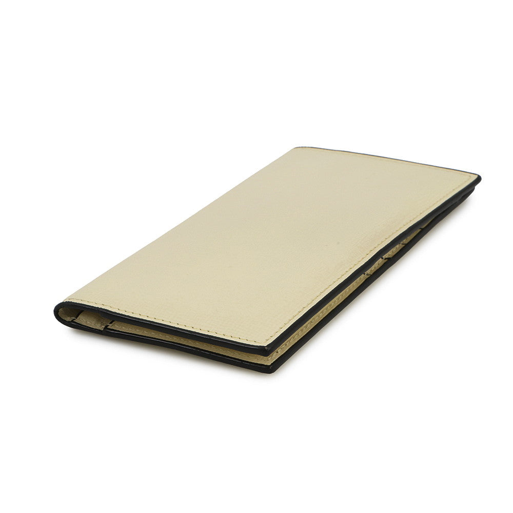 Valextra Valextra Vertical 12-Card Long Wallet WhiteSGNL0021044L99WF99 Grained Calf Leather