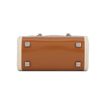FENDI Sunshine shopper Brown/Ivory8BS051 Canvas Size Mini