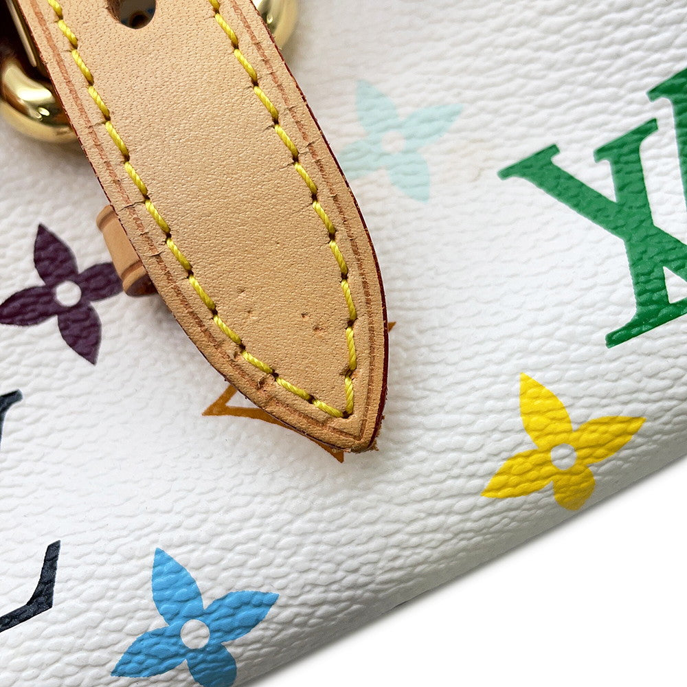 LOUIS VUITTON Priscilla Blanc/MulticolorM40096 Monogram・Multicolor