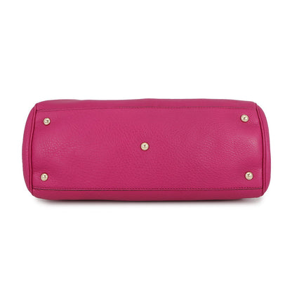 GUCCI Bamboo Shopper Medium Handbag Pink323660 Leather