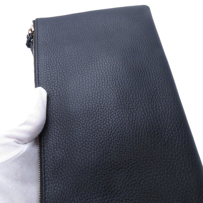 GUCCI Bamboo Tassel Pouch Black376854 Leather